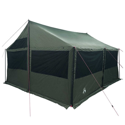 Family Tent Army green 450 x 400 x 265 cm Polyester and Steel