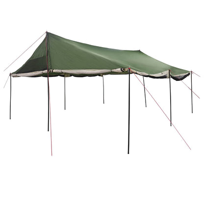 Family Tent Green 600 x 400 x 268 cm Polyester and Steel