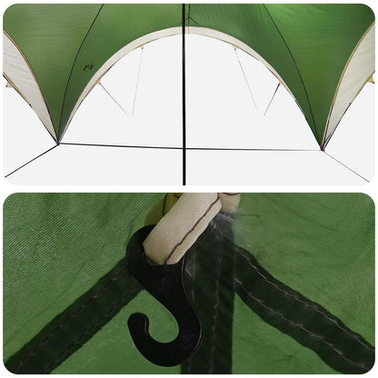Party Tent Green 500 x 500 x 350 cm Polyester and Steel