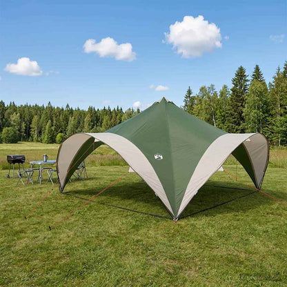 Party Tent Green 500 x 500 x 350 cm Polyester and Steel