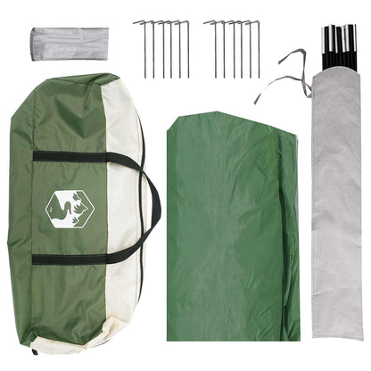 Party Tent Green 400 x 400 x 320 cm Polyester and Steel