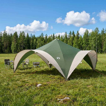 Party Tent Green 400 x 400 x 320 cm Polyester and Steel