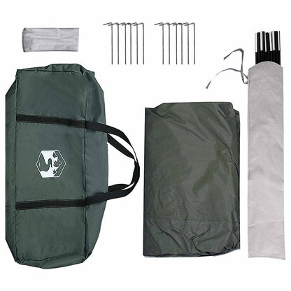 Party Tent Army green 400 x 400 x 320 cm Polyester and Steel