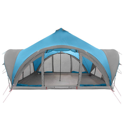 Tipi Tent with Roof Blue 18-Person Polyester and Steel