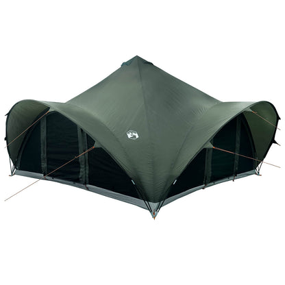 Tipi Tent with Roof Army green 18-Person Polyester and Steel
