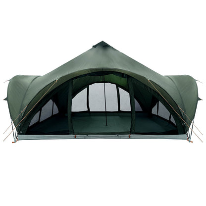 Tipi Tent with Roof Army green 18-Person Polyester and Steel
