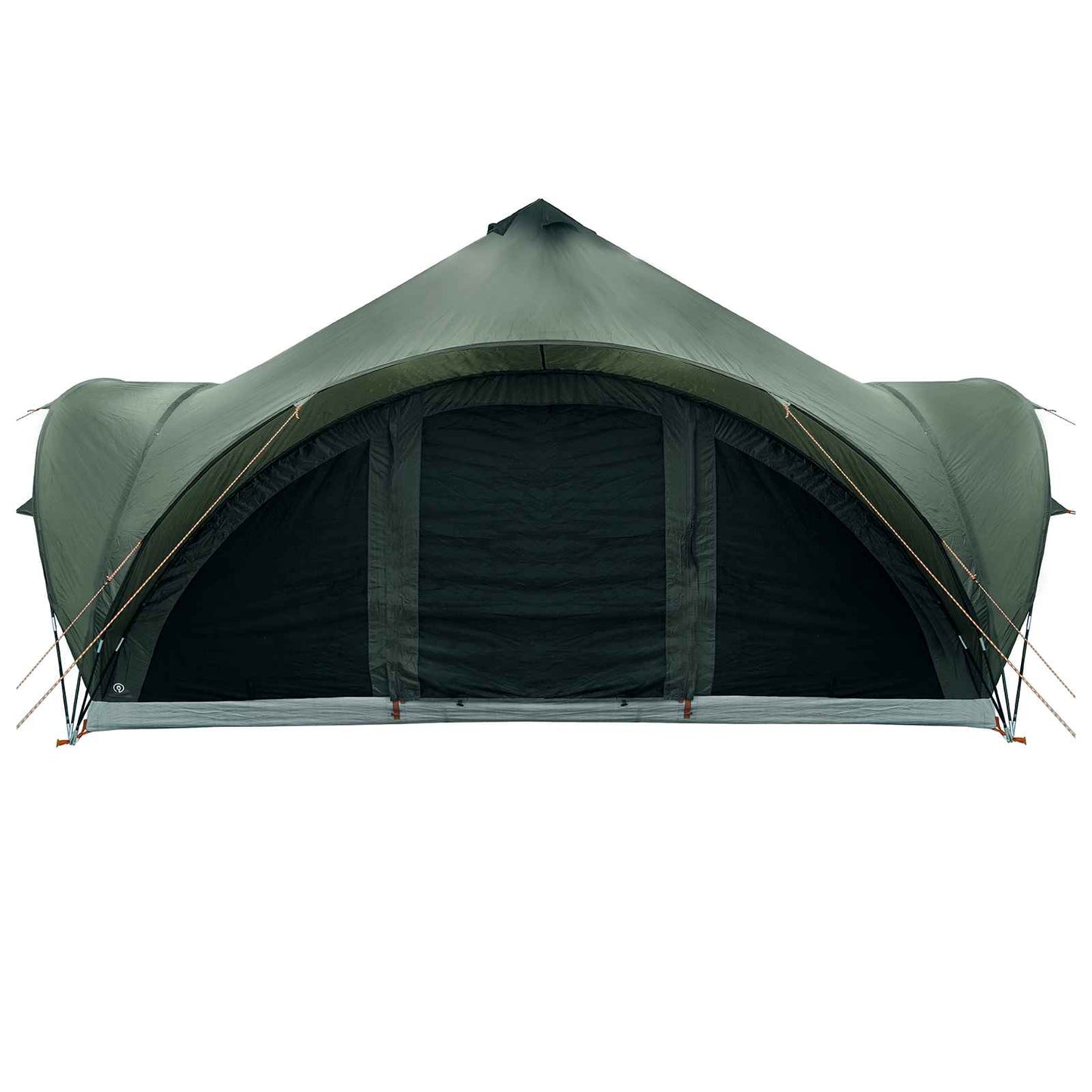 Tipi Tent with Roof Army green 18-Person Polyester and Steel