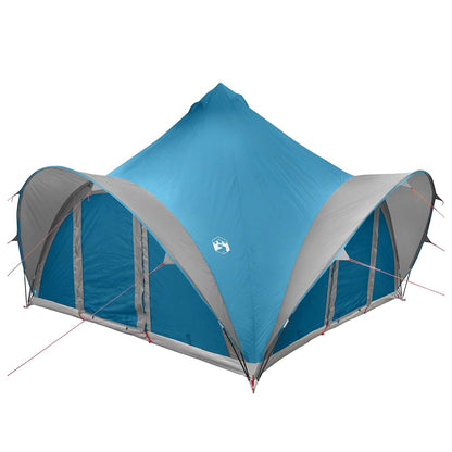 Tipi Tent with Roof Blue 6-Person Polyester and Steel