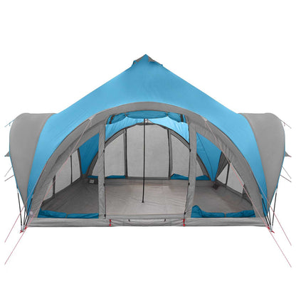 Tipi Tent with Roof Blue 6-Person Polyester and Steel