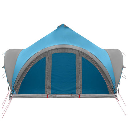 Tipi Tent with Roof Blue 6-Person Polyester and Steel