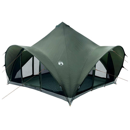 Tipi Tent with Roof Army green 6-Person Polyester and Steel