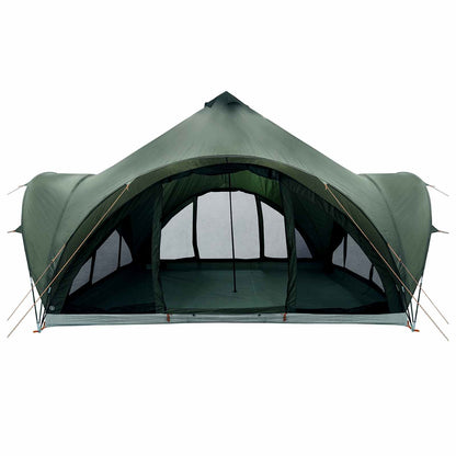 Tipi Tent with Roof Army green 6-Person Polyester and Steel