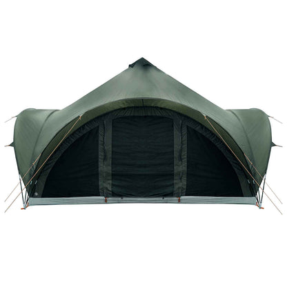 Tipi Tent with Roof Army green 6-Person Polyester and Steel