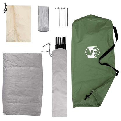 Camping Tent with Roof with Air Vent Green 190 x 140 x 105 cm