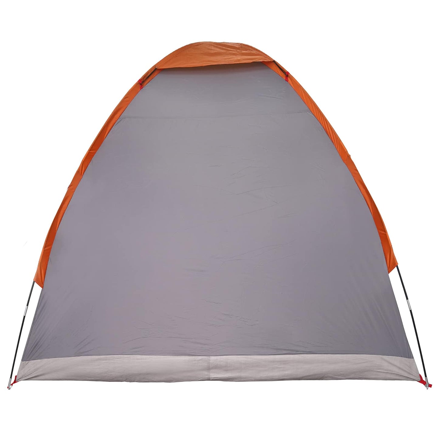 Camping Tent with Roof Grey and Orange 190 x 140 x 105 cm