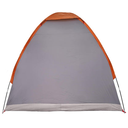 Camping Tent with Roof Grey and Orange 190 x 140 x 105 cm