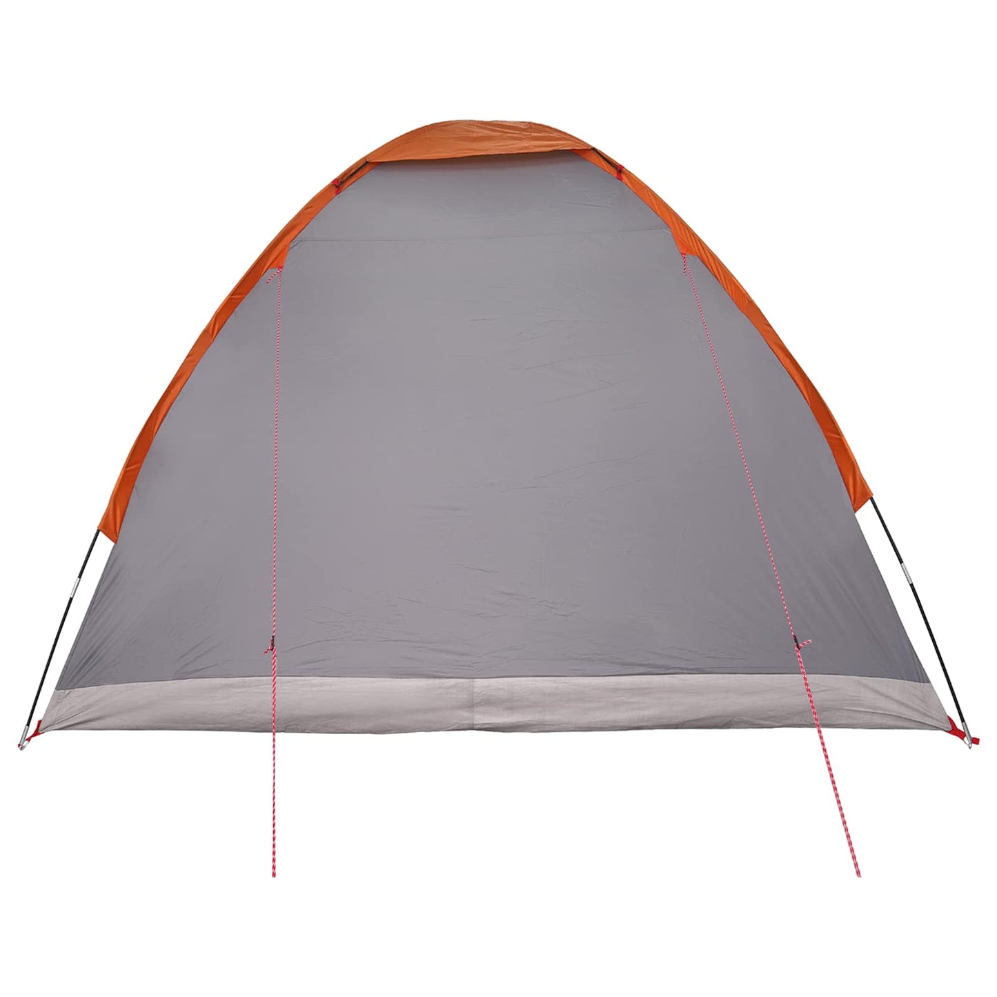 Camping Tent with Roof Grey and Orange 275 x 215 x 125 cm