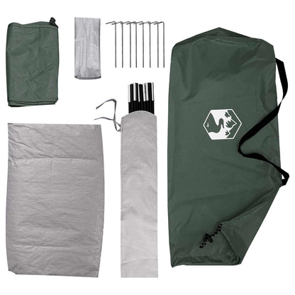 Camping Tent with Roof Army Green 275 x 215 x 125 cm