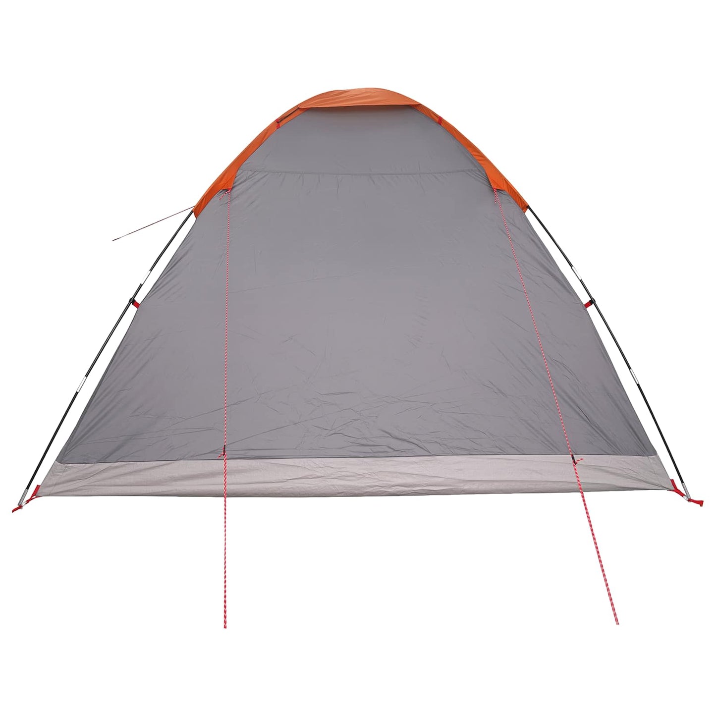 Camping Tent with Roof Grey and Orange 335 x 275 x 180 cm