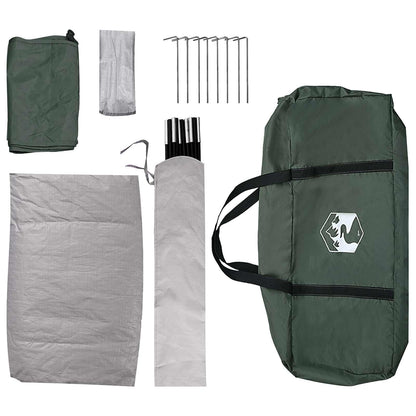 Camping Tent with Roof Army Green 335 x 275 x 180 cm