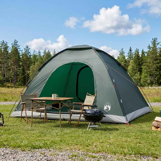 Camping Tent with Roof Army Green 335 x 275 x 180 cm