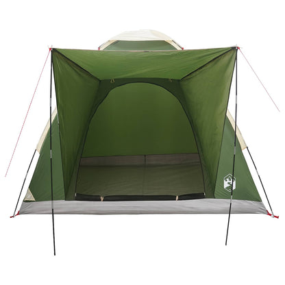Camping Tent with Roof Green 2-Person Polyester and Steel