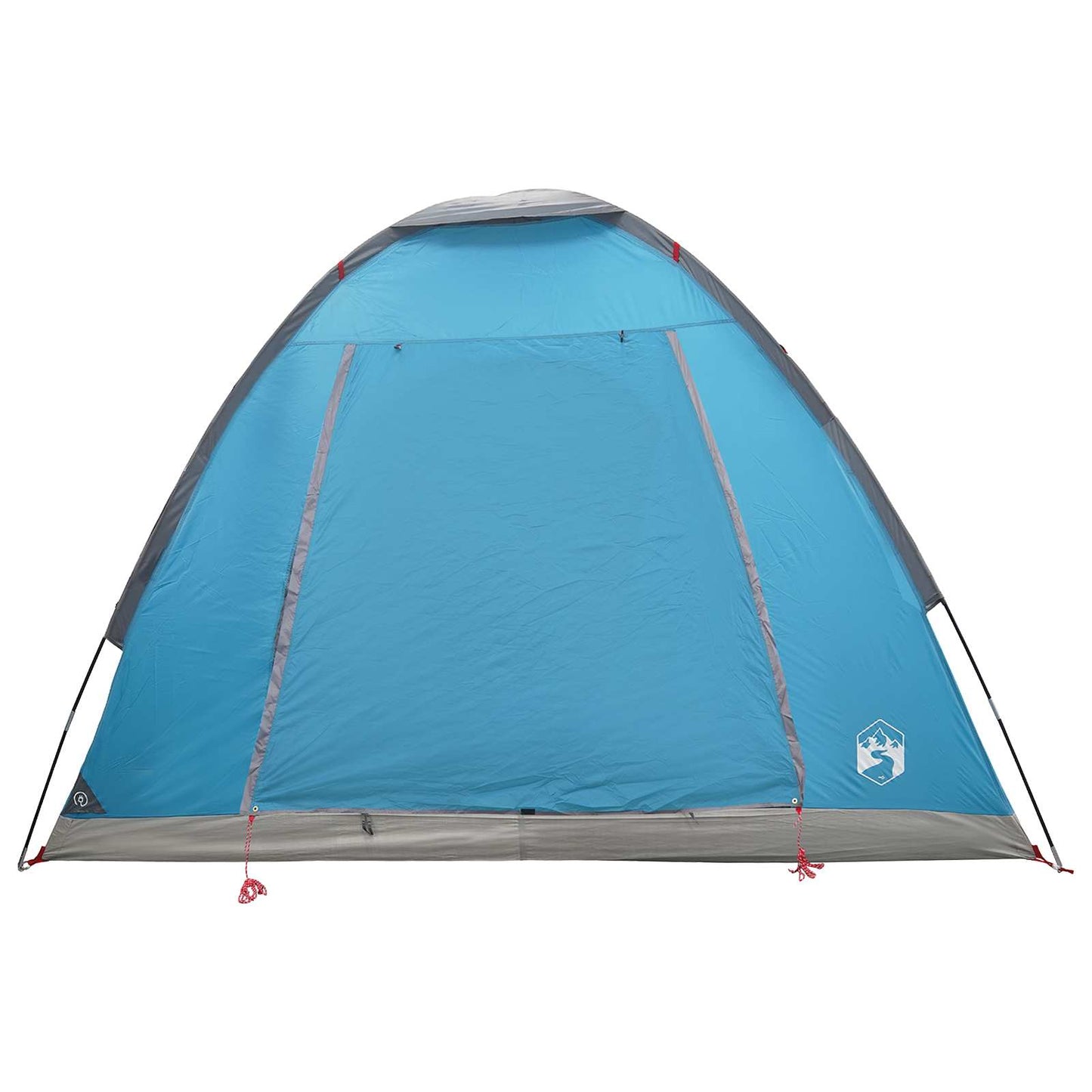 Camping Tent with Roof Blue 2-Person Polyester and Steel