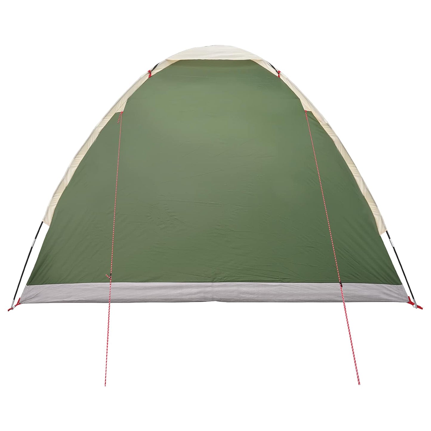 Camping Tent with Roof Green 4-Person Polyester and Steel
