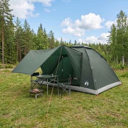 Camping Tent Army Green 335 x 275 x 180 cm Polyester and Steel
