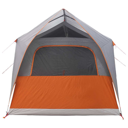 Tunnel Tent Grey and Orange 8-Person Polyester and Steel