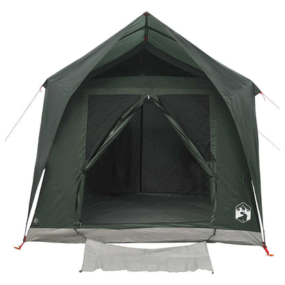 Tunnel Tent with Roof Army green 8-Person Polyester and Steel