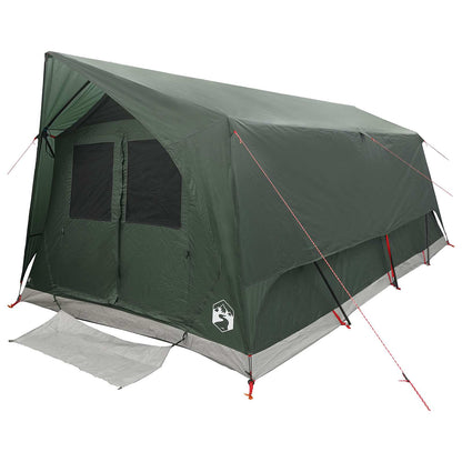 Tunnel Tent with Roof Army green 10-Person Polyester and Steel