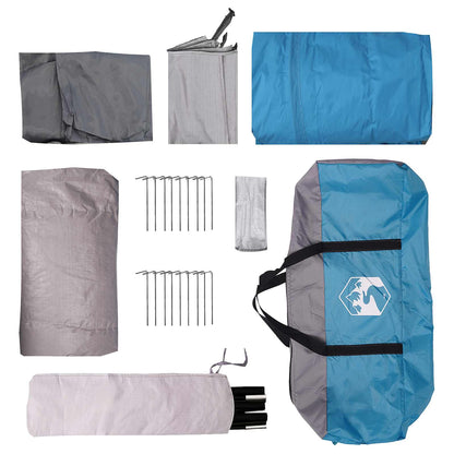 Tunnel Tent Blue 366 x 244 x 198 cm Polyester and Steel