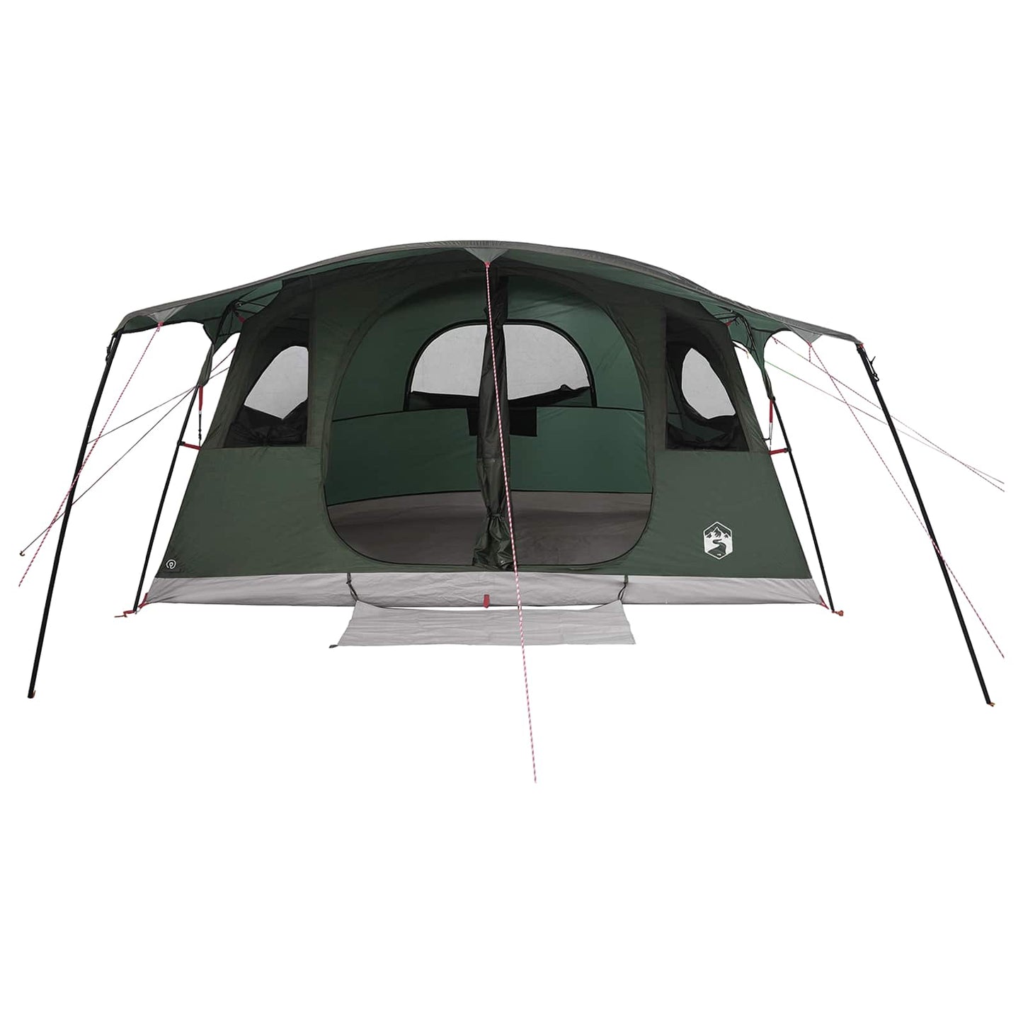 Tunnel Tent Army Green 366 x 244 x 198 cm Polyester and Steel