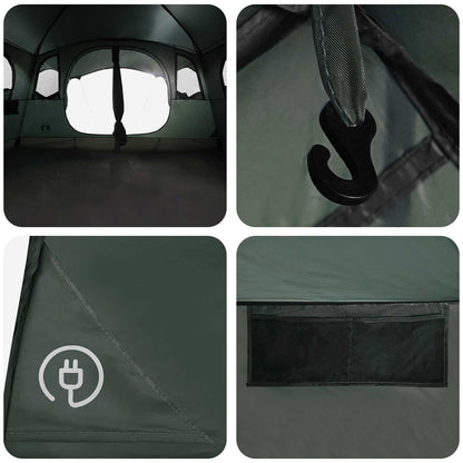 Tunnel Tent Army Green 427 x 305 x 205 cm Polyester and Steel