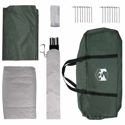 Family Tent Army Green 487 x 340 x 216 cm Polyester and Steel