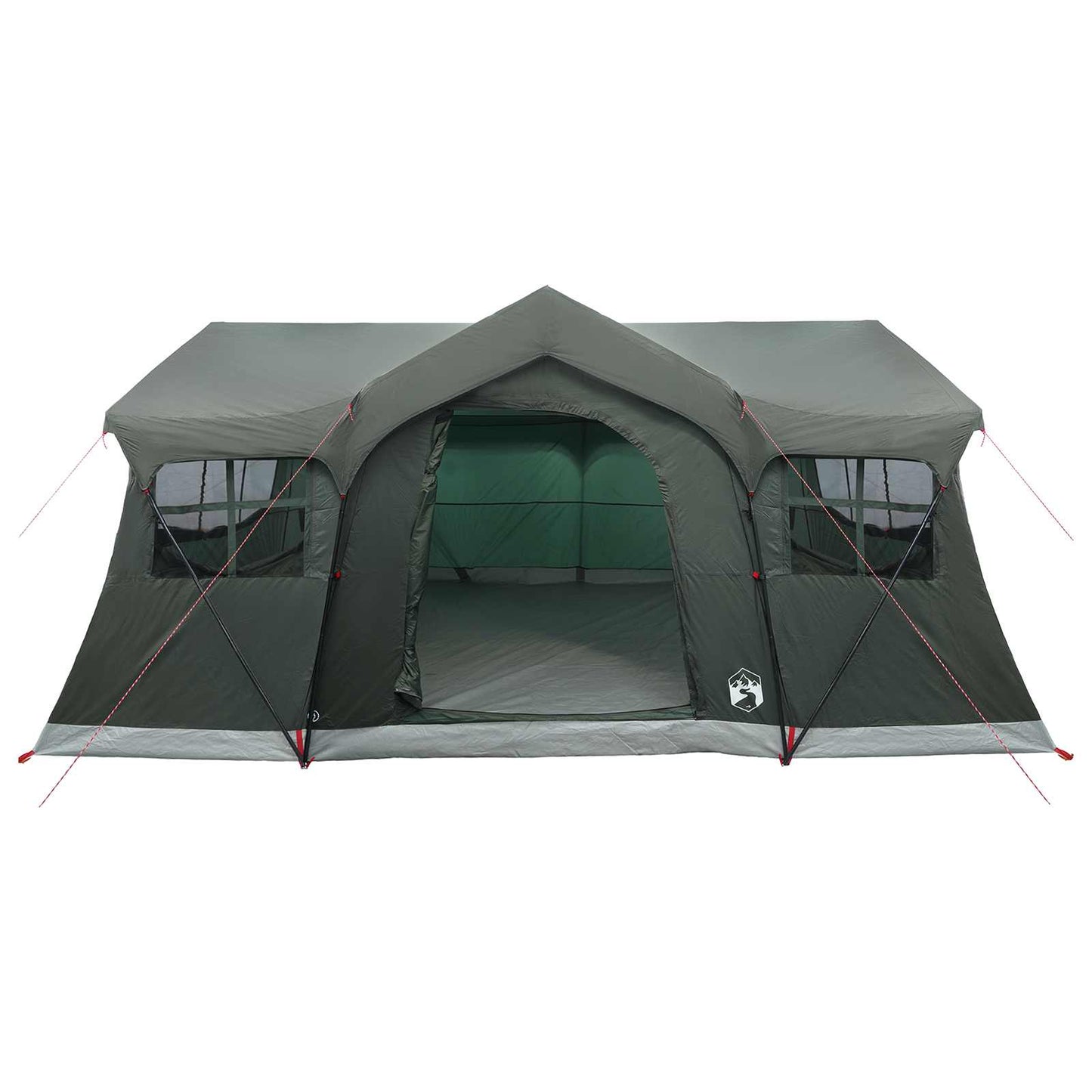 Family Tent Army Green 487 x 340 x 216 cm Polyester and Steel