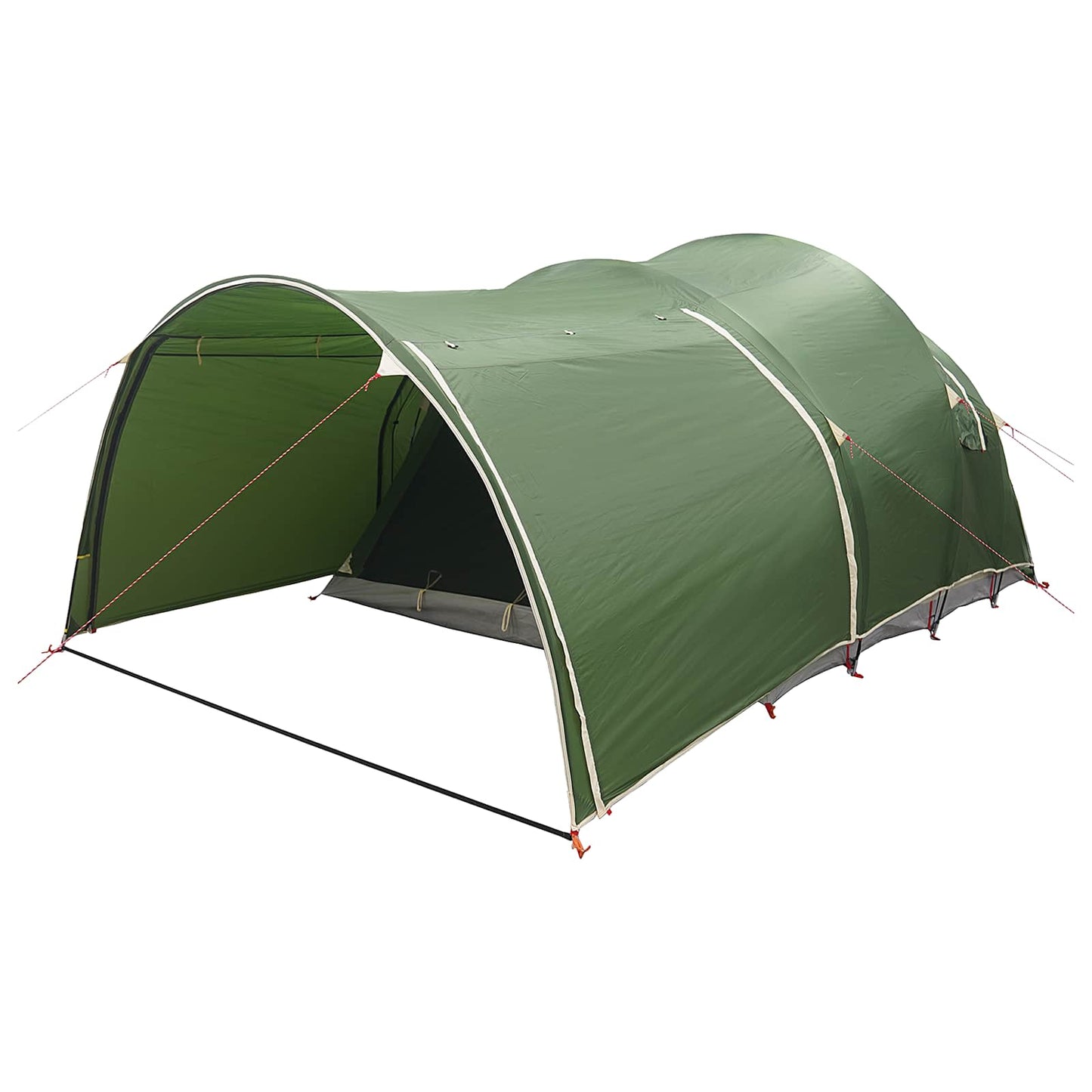Tunnel Tent Green 370 x 275 x 210 cm Polyester and Steel