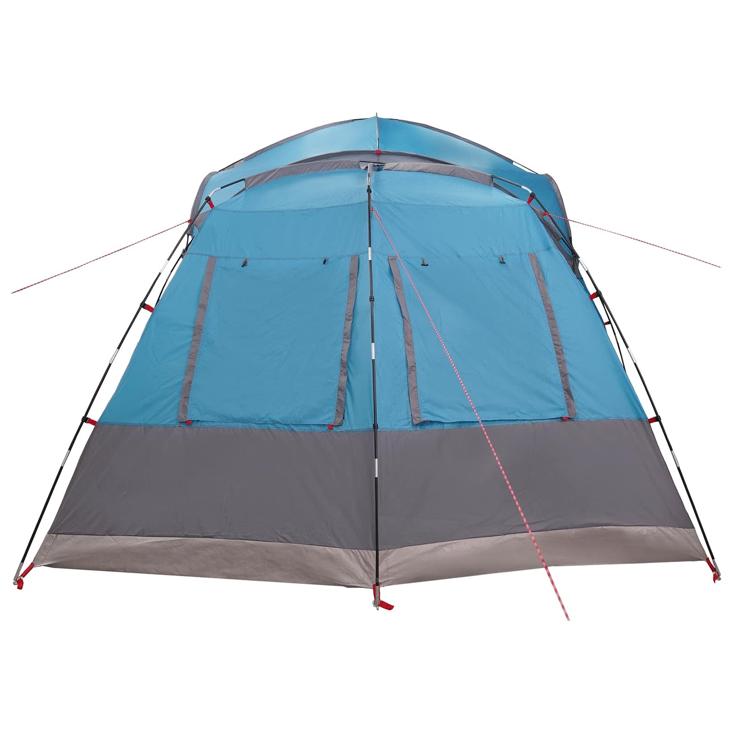 Side Tent with Roof Blue 410 x 410 x 250 cm Polyester and Steel