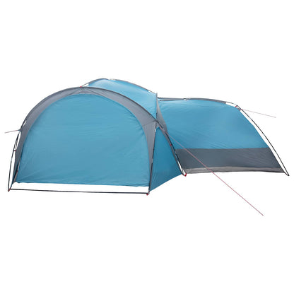 Side Tent with Roof Blue 410 x 410 x 250 cm Polyester and Steel