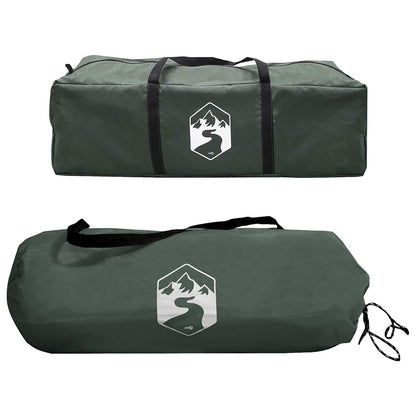 Side Tent Army Green 410 x 410 x 250 cm Polyester and Steel