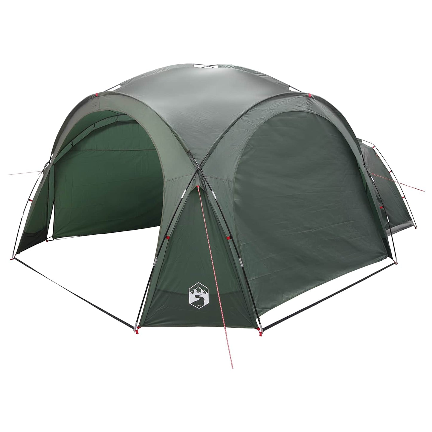 Side Tent Army Green 410 x 410 x 250 cm Polyester and Steel