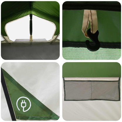 Cabin Tent Green 480 x 273 x 205 cm Polyester and Steel