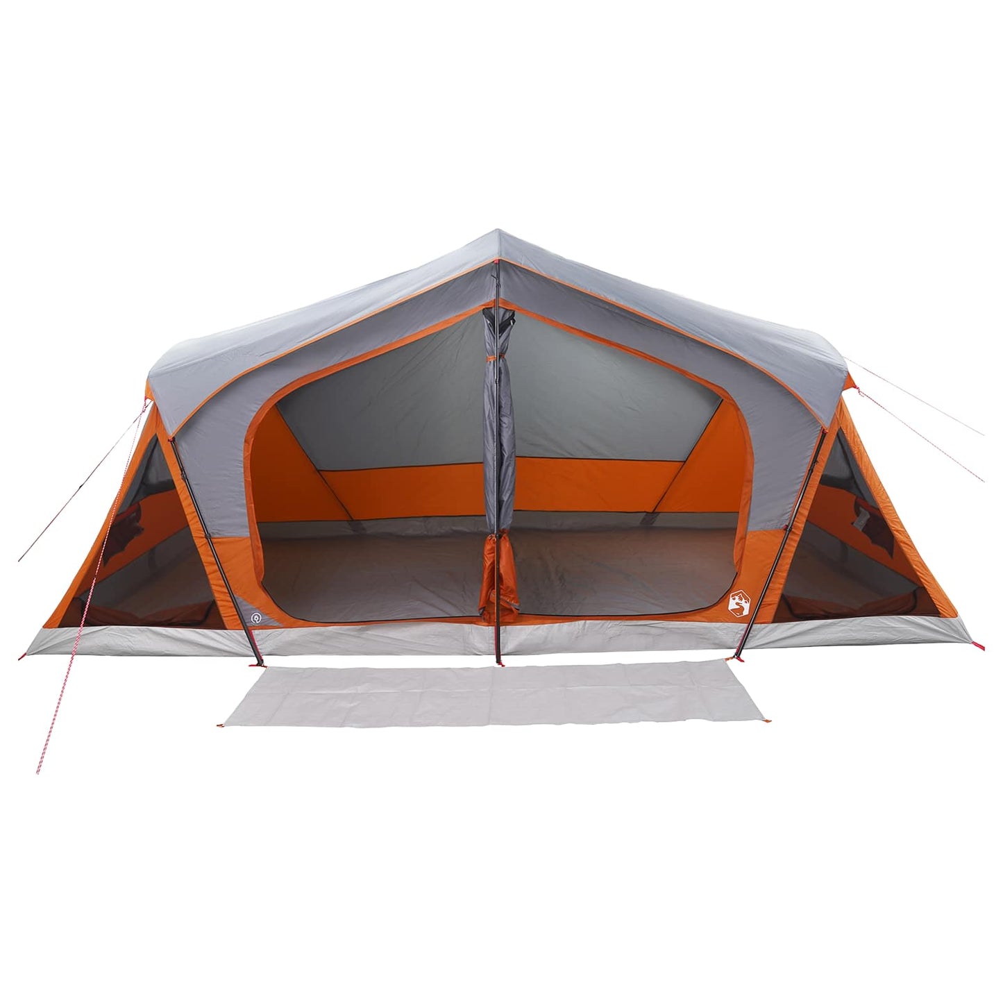 Cabin Tent with Roof Grey and Orange 480 x 273 x 205 cm