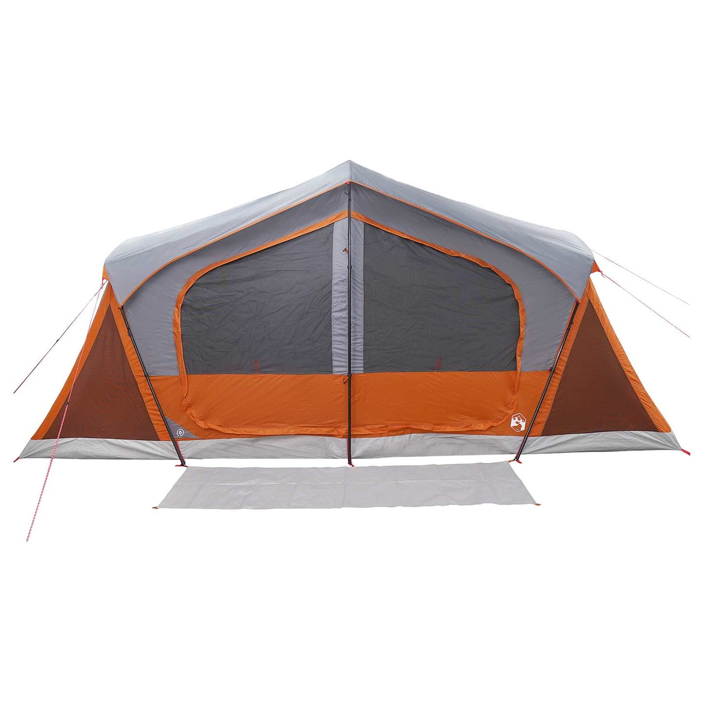 Cabin Tent with Roof Grey and Orange 480 x 273 x 205 cm