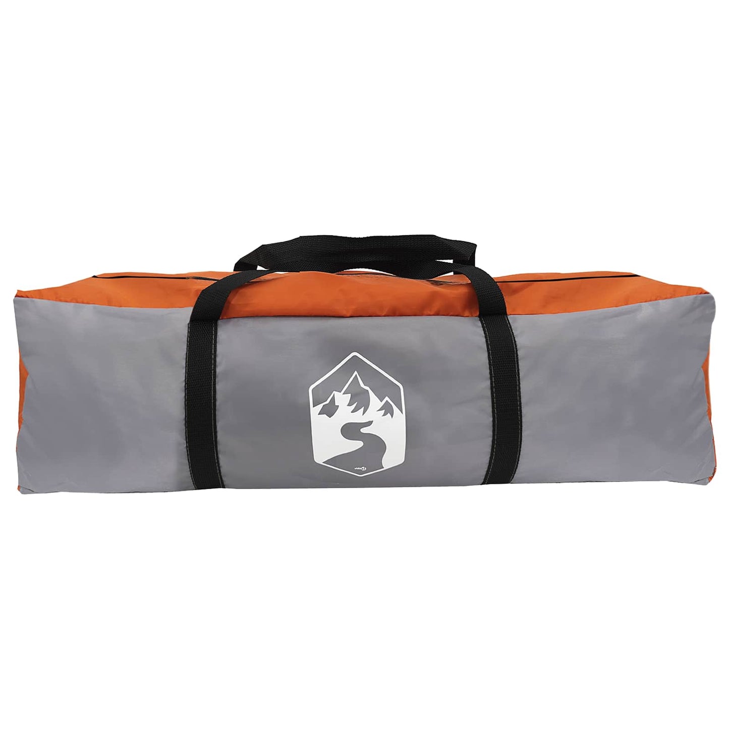 Instant Tent with Roof Grey and Orange 305 x 215 x 140 cm