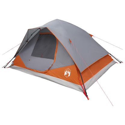 Instant Tent with Roof Grey and Orange 305 x 215 x 140 cm