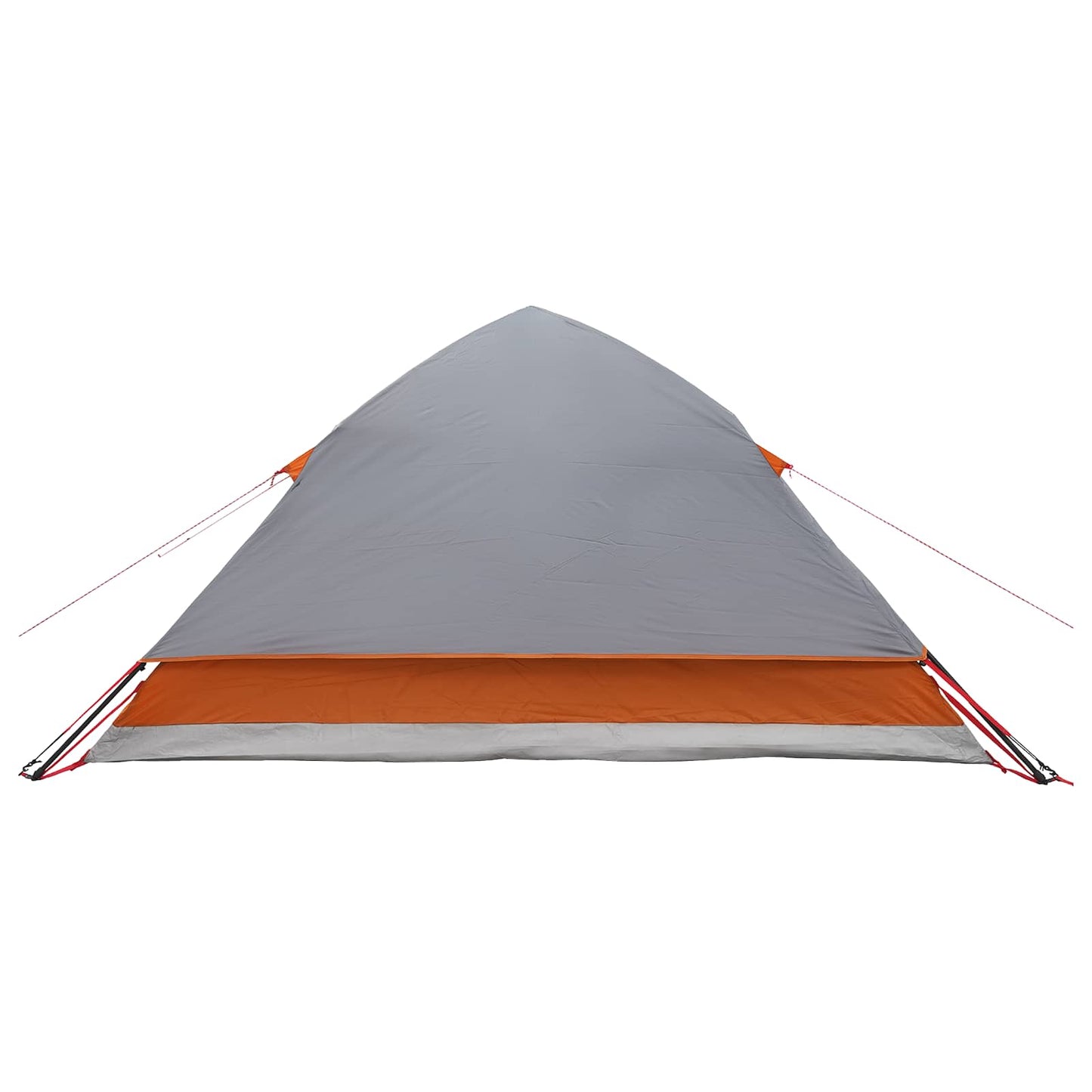 Instant Tent with Roof Grey and Orange 305 x 215 x 140 cm