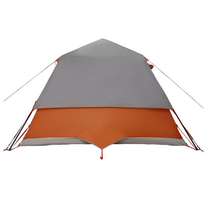 Instant Tent with Roof Grey and Orange 305 x 275 x 190 cm