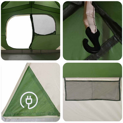 Instant Tent Green 365 x 380 x 200 cm Polyester and Steel